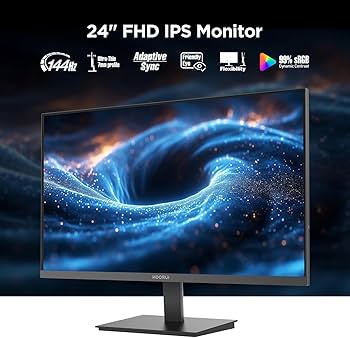 Amazon.com: KOORUI 24 Inch Gaming Monitor 144Hz Full HD 1920 x